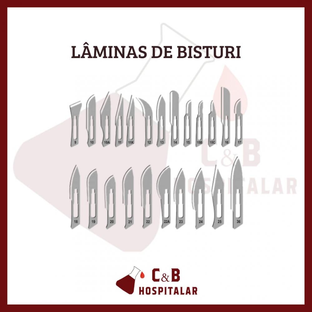 Lâminas De Bisturi